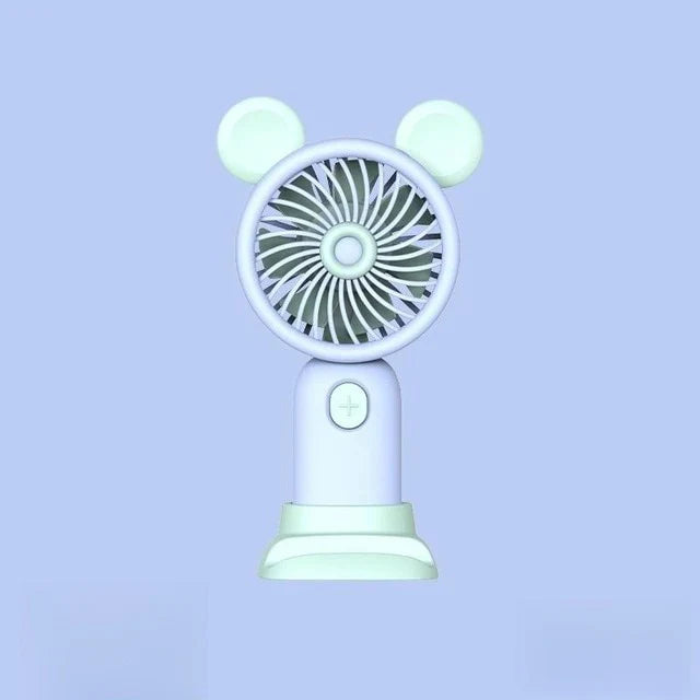 Portable Handheld Fan – Mini USB Rechargeable Personal Desk