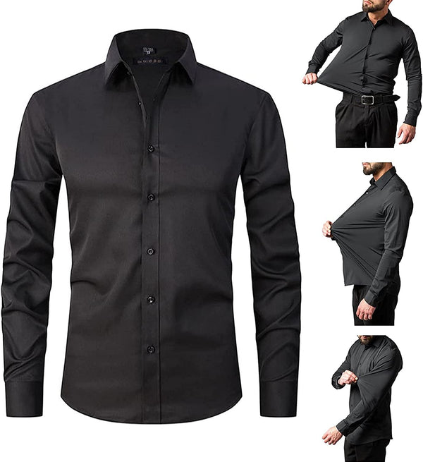 Camisa Elástica Antiarrugas - FlexMan