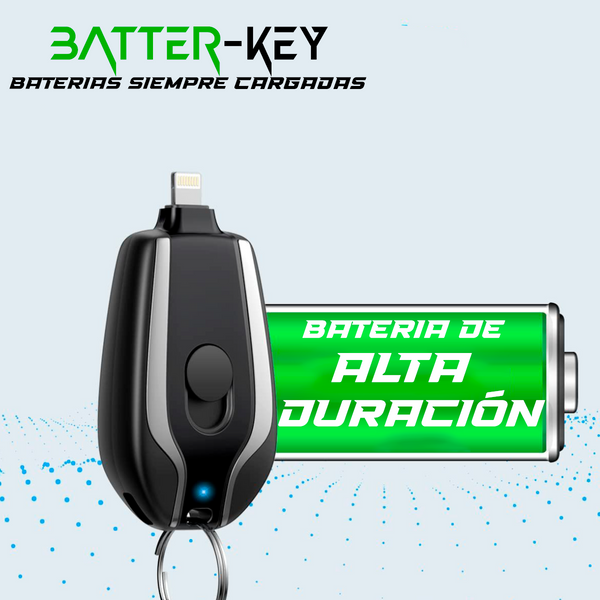 Mini Cargador Portatil -BatterKey™ (LIQUIDACIÓN STOCK)