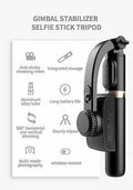Q08 Handheld Single-Axis Gimbal Stabilizer & Tripod with Wireless Remote