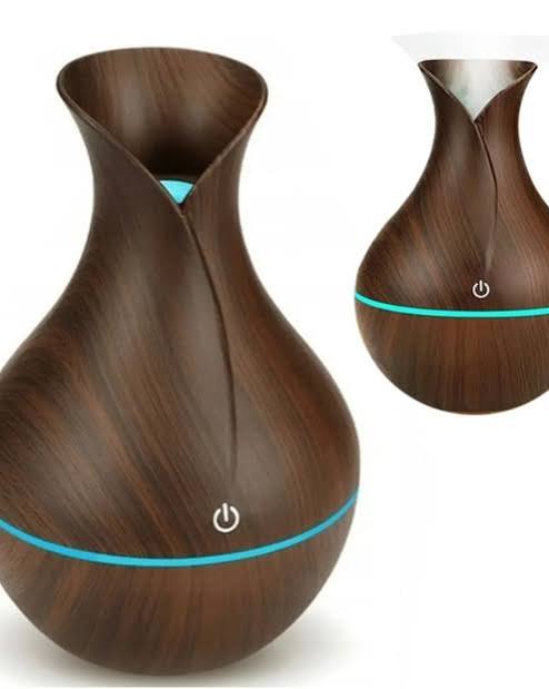 Wooden Vase Ultrasonic Aroma Diffuser & Humidifier