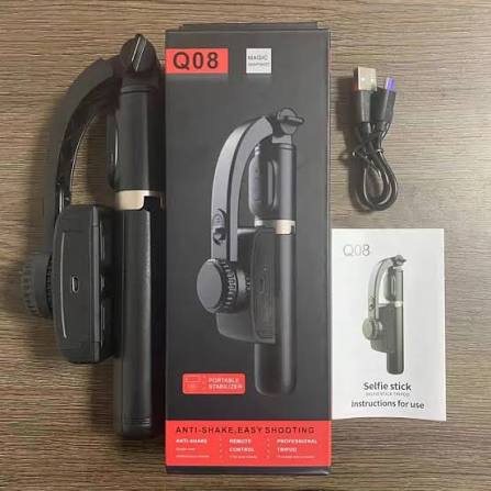 Q08 Handheld Single-Axis Gimbal Stabilizer & Tripod with Wireless Remote